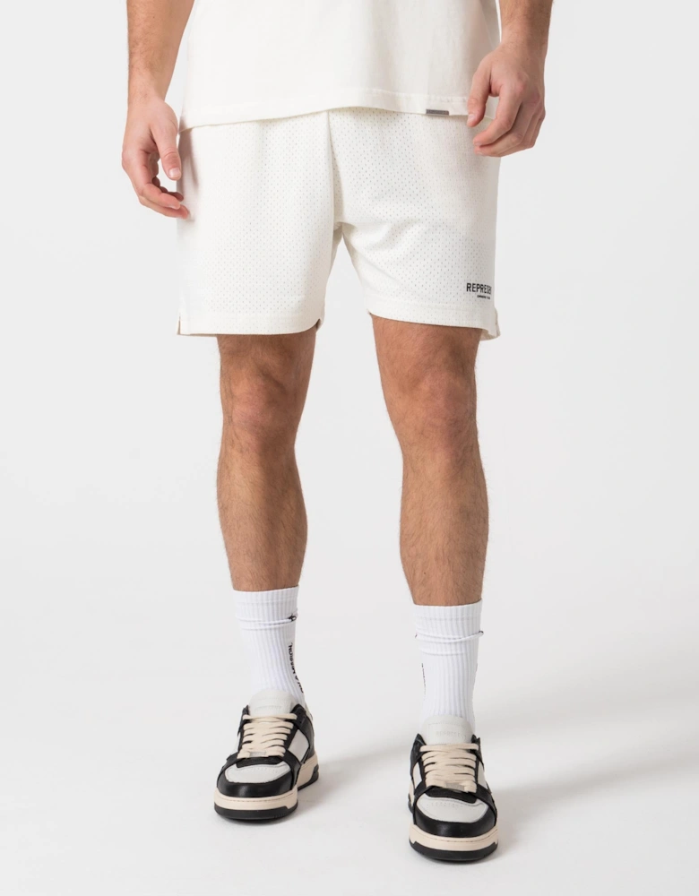 Relaxed Fit Owners Club Mesh Shorts