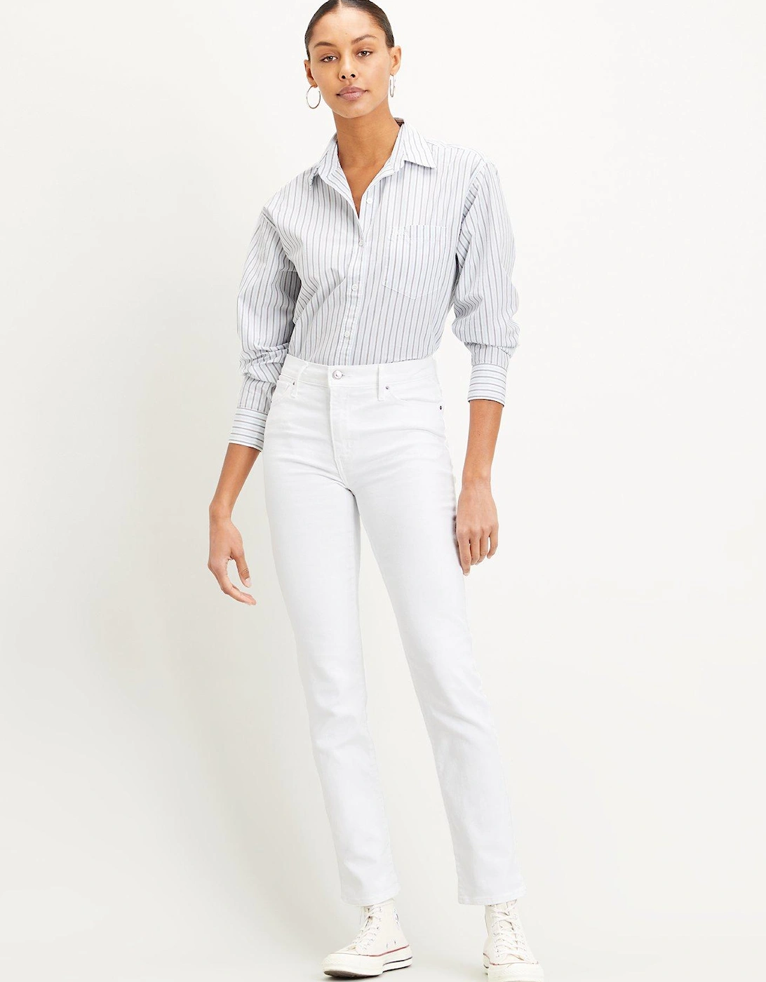 724™ High Rise Straight Jean - Western White, 5 of 4