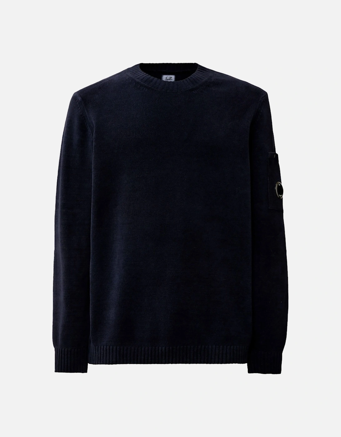 Chenille Cotton Knitwear Navy, 6 of 5
