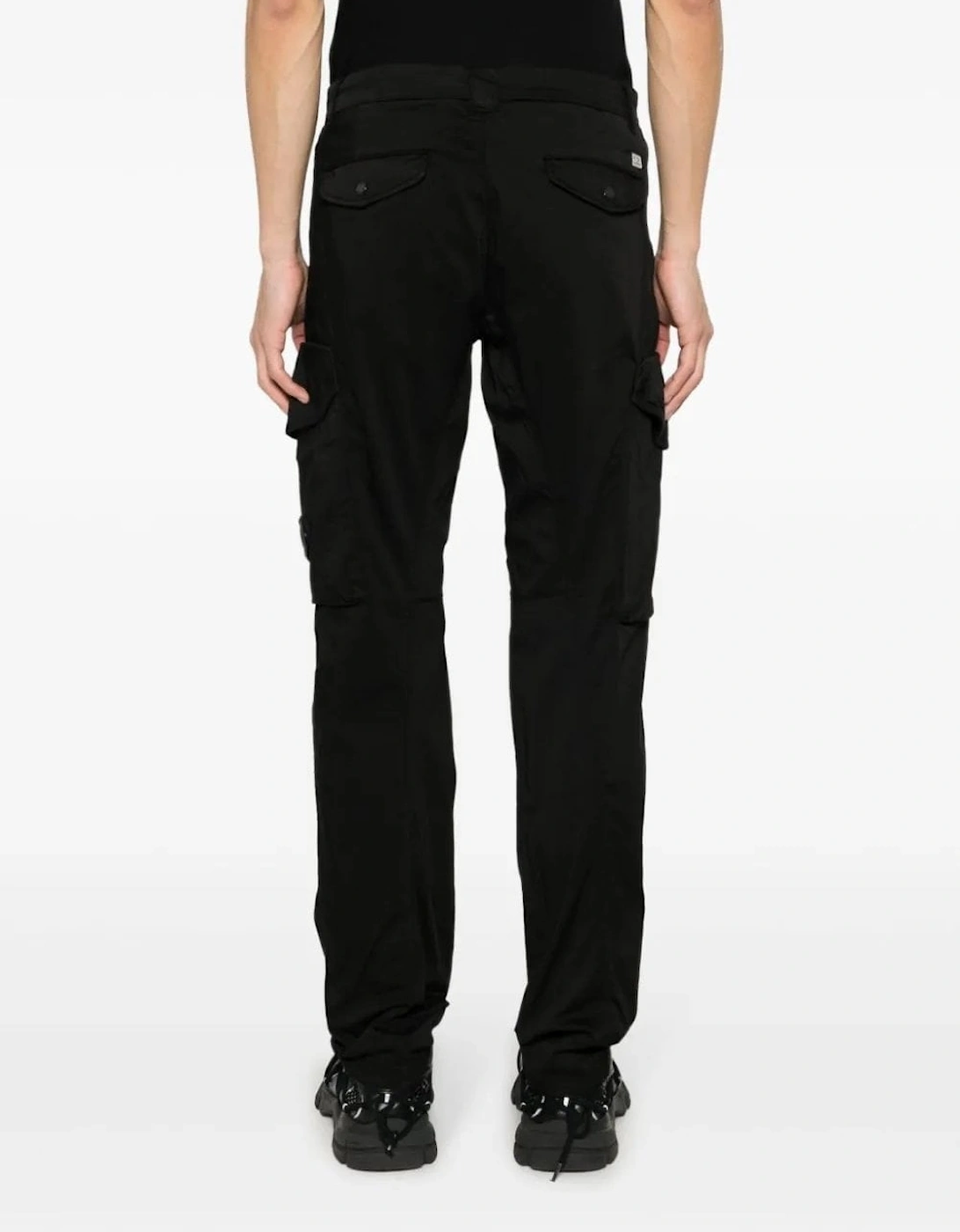 Stretch Sateen Utility Pants Black