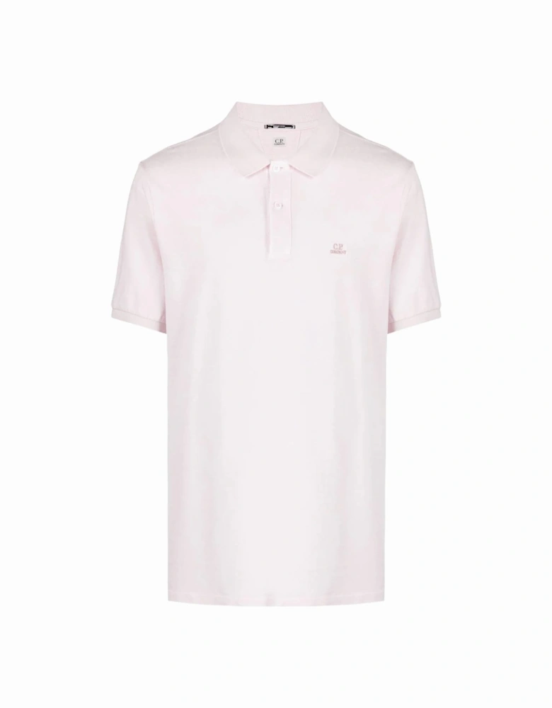 24/1 Piquet Resist Dyed Polo Pink