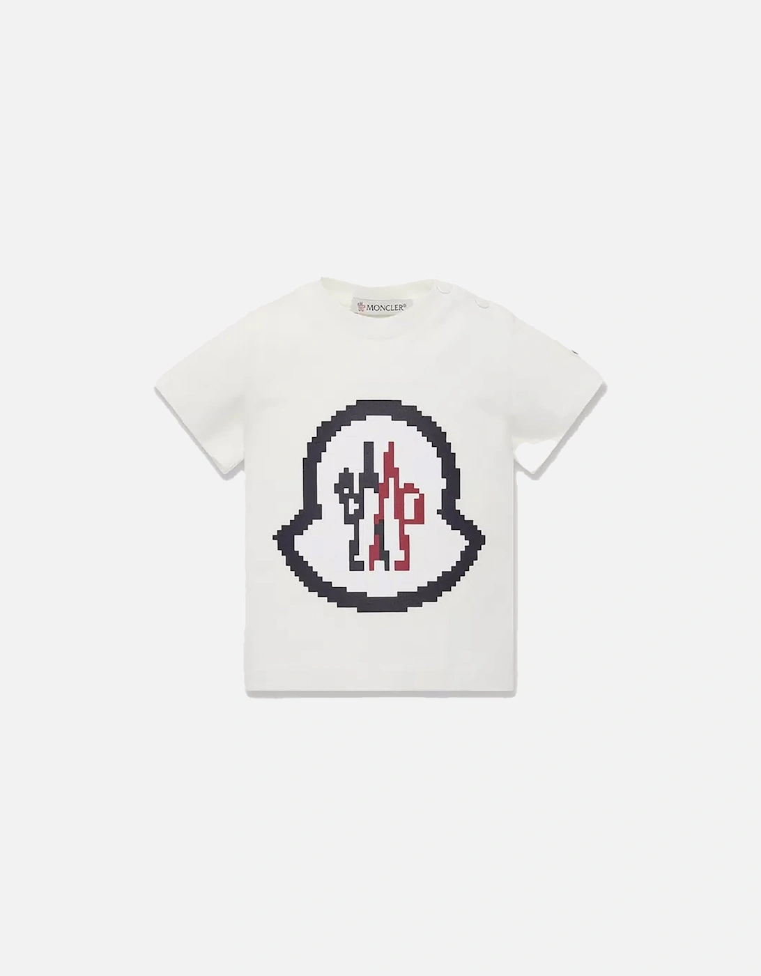 Baby Oversize Pixel Archive Logo Tee White, 4 of 3