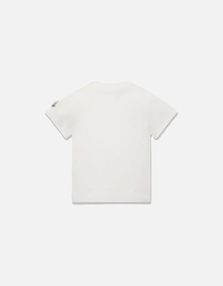 Baby Oversize Pixel Archive Logo Tee White