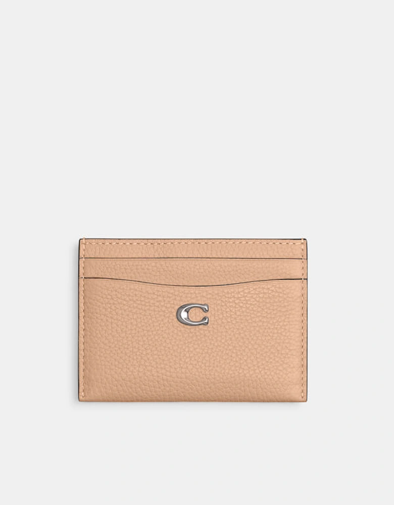 Polished Pebble Essential Leather Card Case