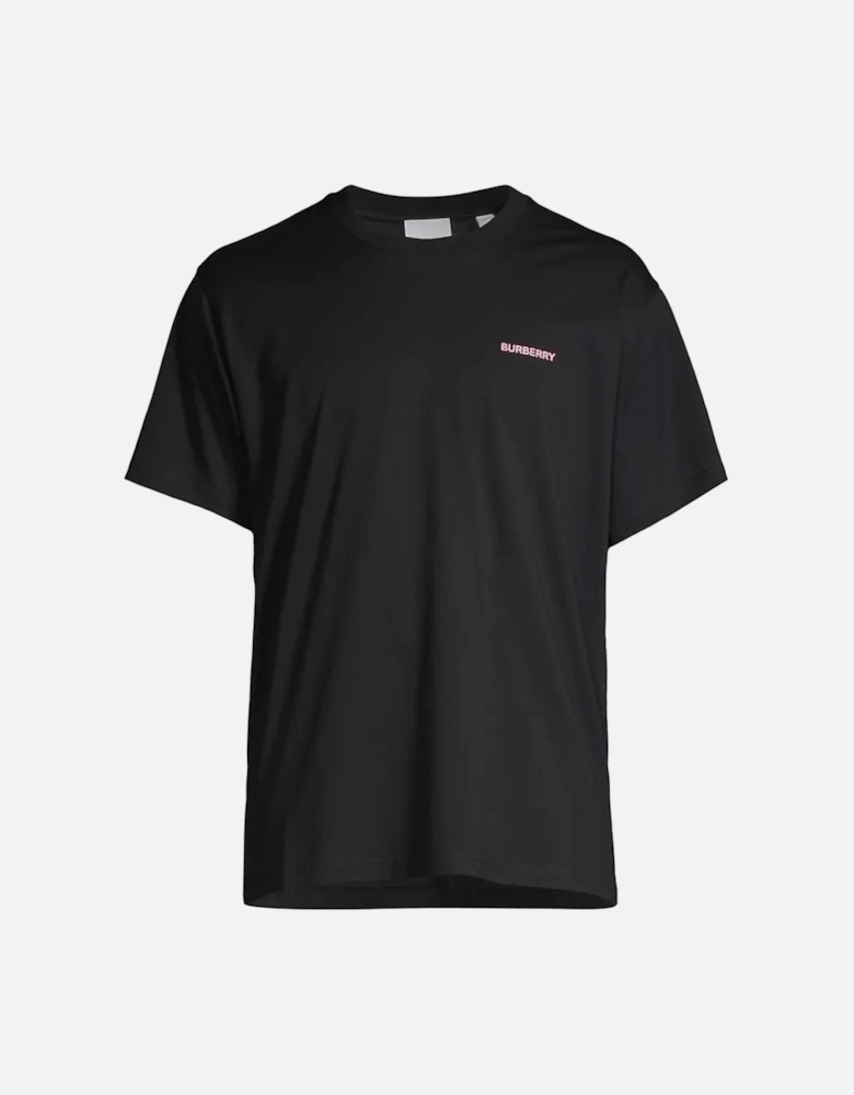 Branded Back Logo Black T Shirt