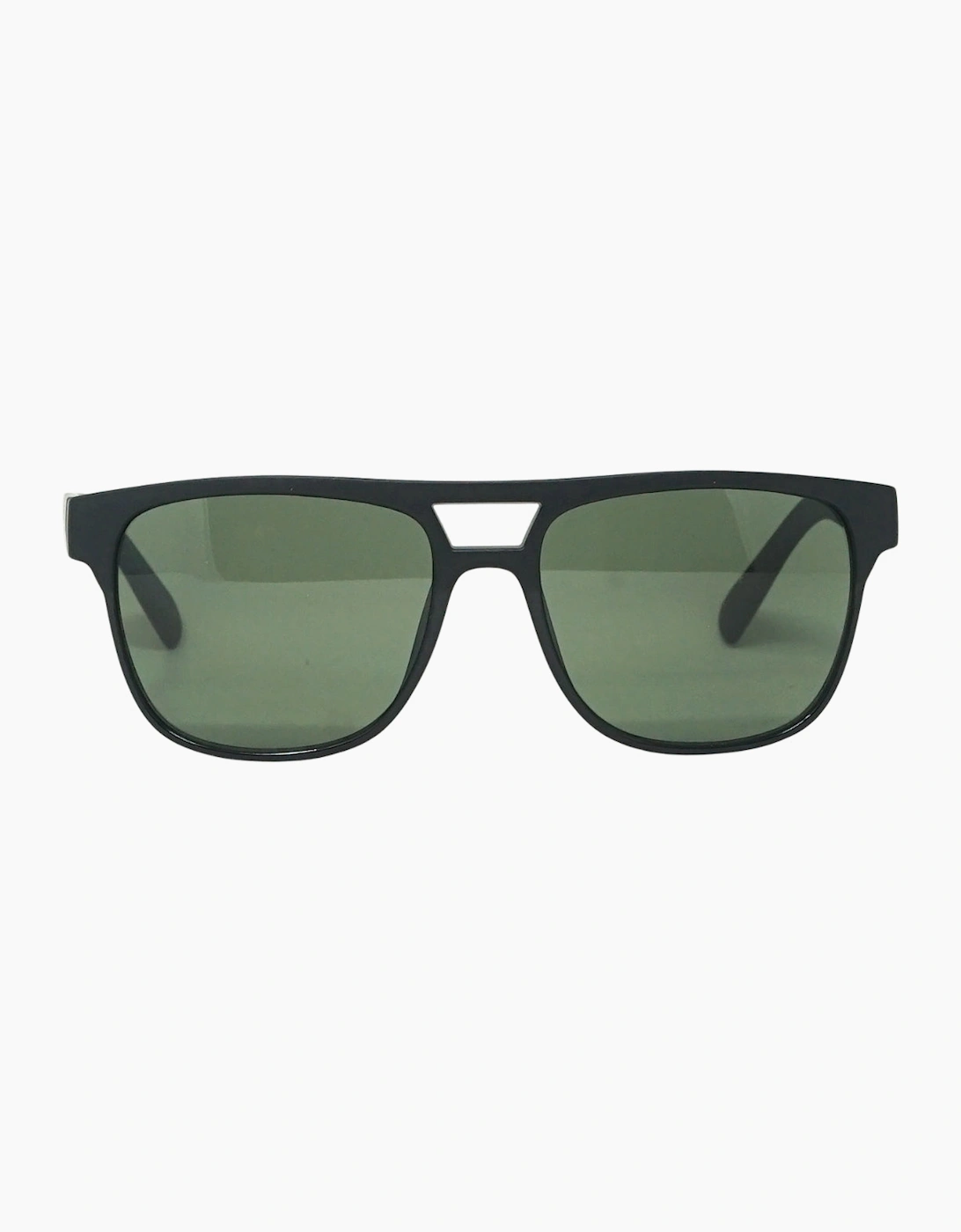 Men's Calvin Klein Solid Green Lens Matte Black Sunglasses - Size: ONE size