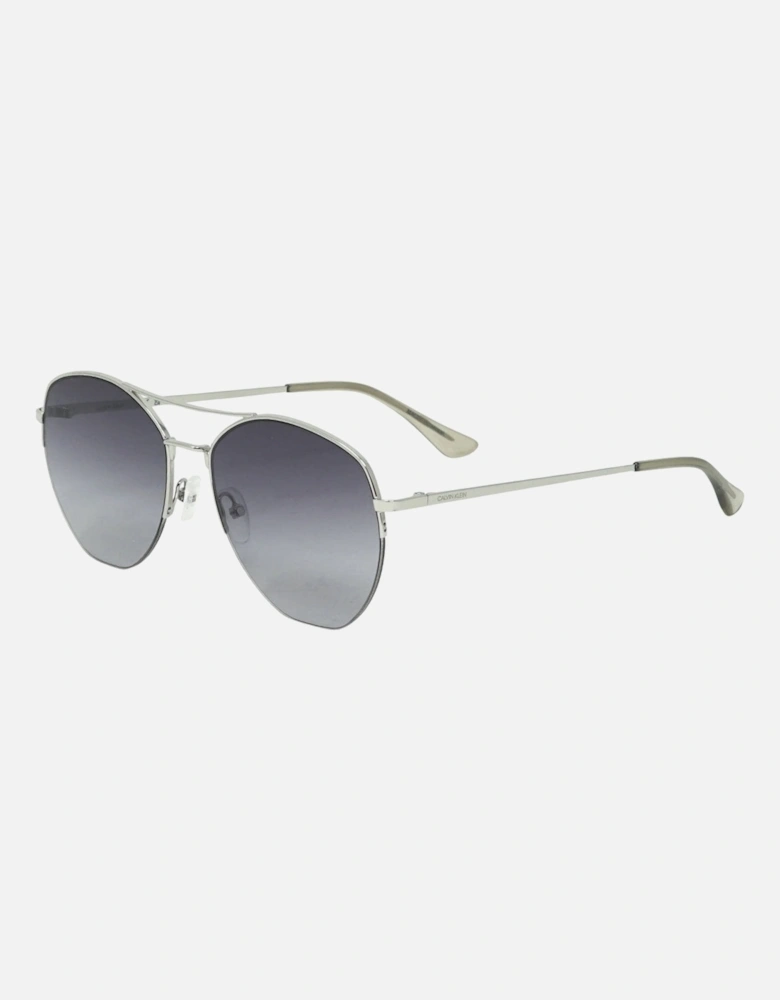 CK20121S 045 Silver Sunglasses