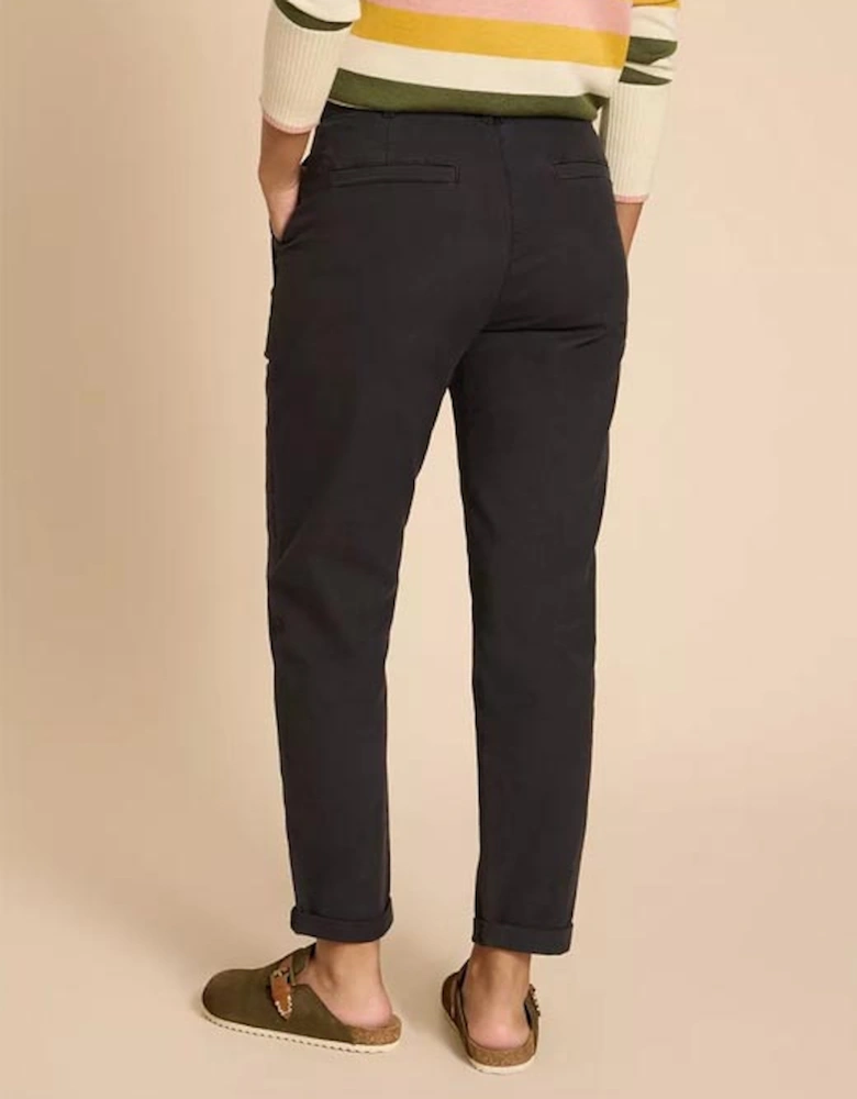 Women's Twister Chino Trouser Pure Black