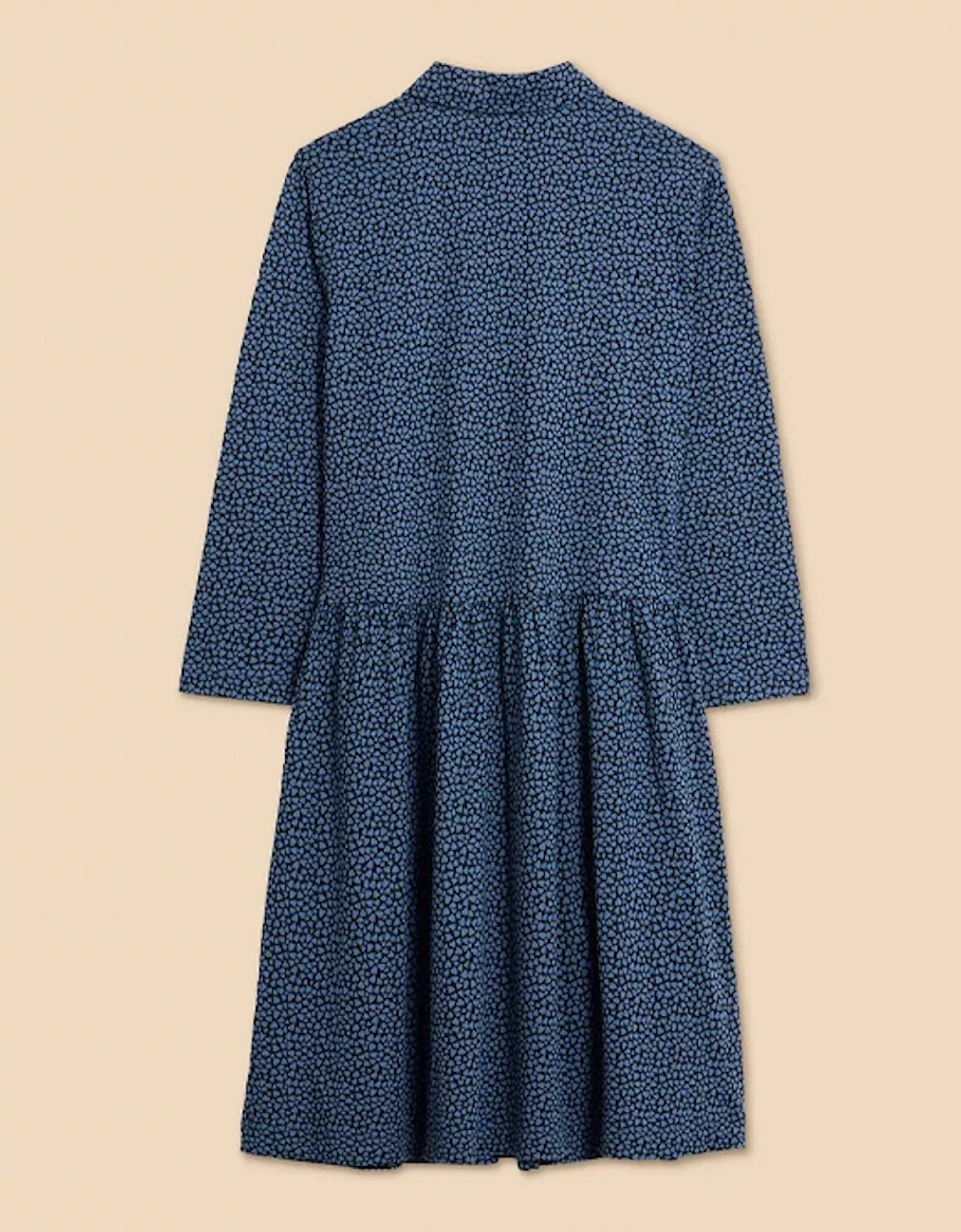Women's Everly Jersey Shirt Dress Blue Print