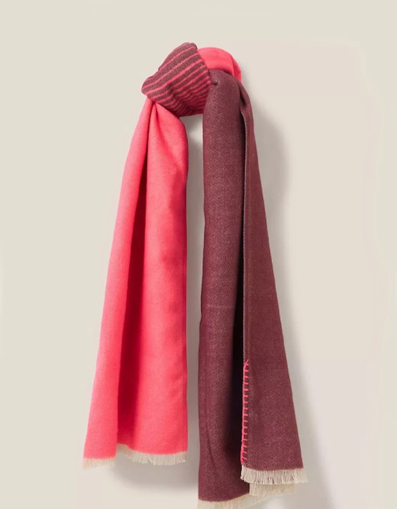 Selma Midweight Scarf Bright Pink -One Size