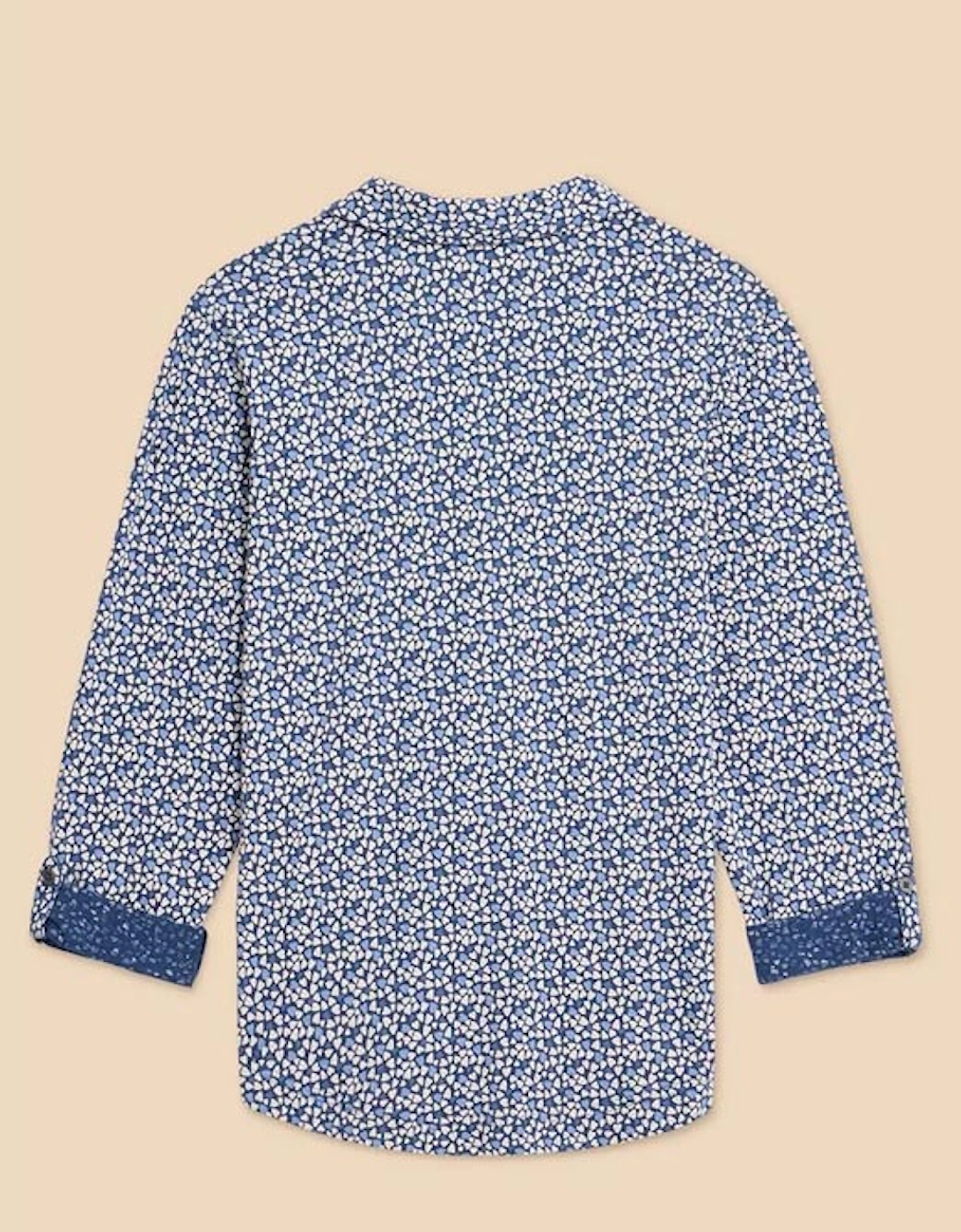 Women's Annie Jersey Shirt Blue Print