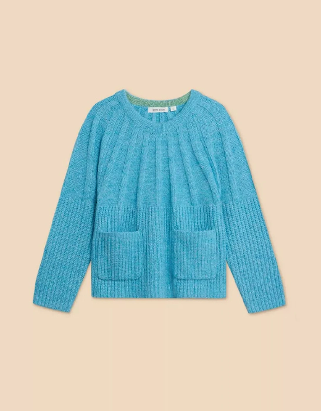 Women's Clover Jumper Mid Blue