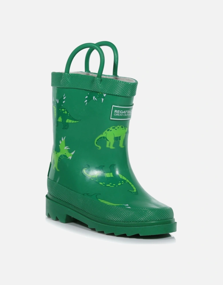 Great Outdoors Childrens/Kids Minnow Patterned Wellington Boots