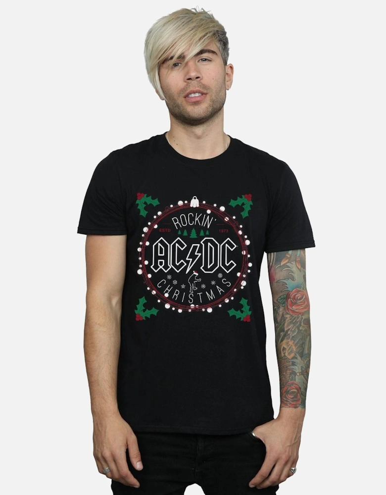 Mens Christmas Circle T-Shirt