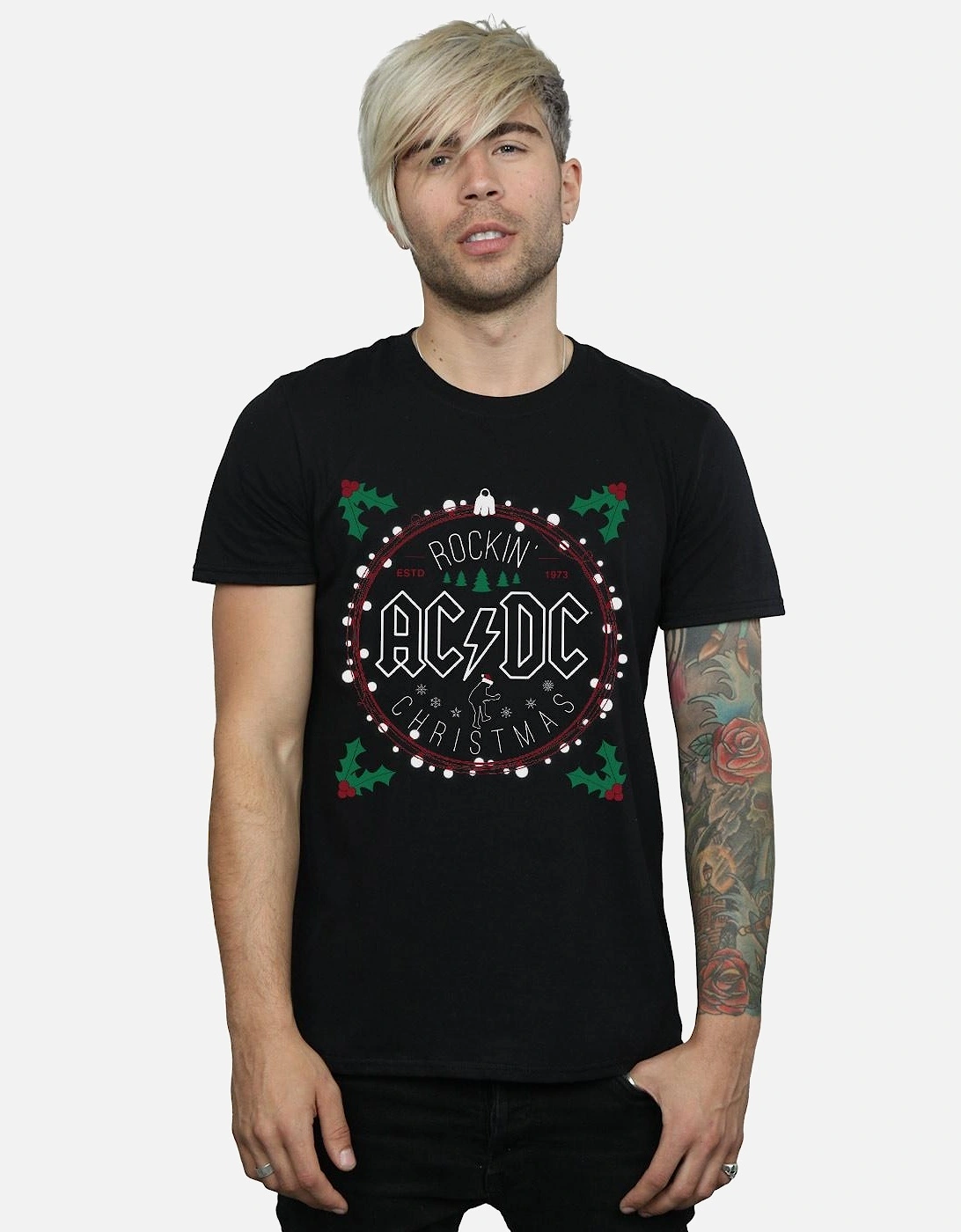 Mens Christmas Circle T-Shirt