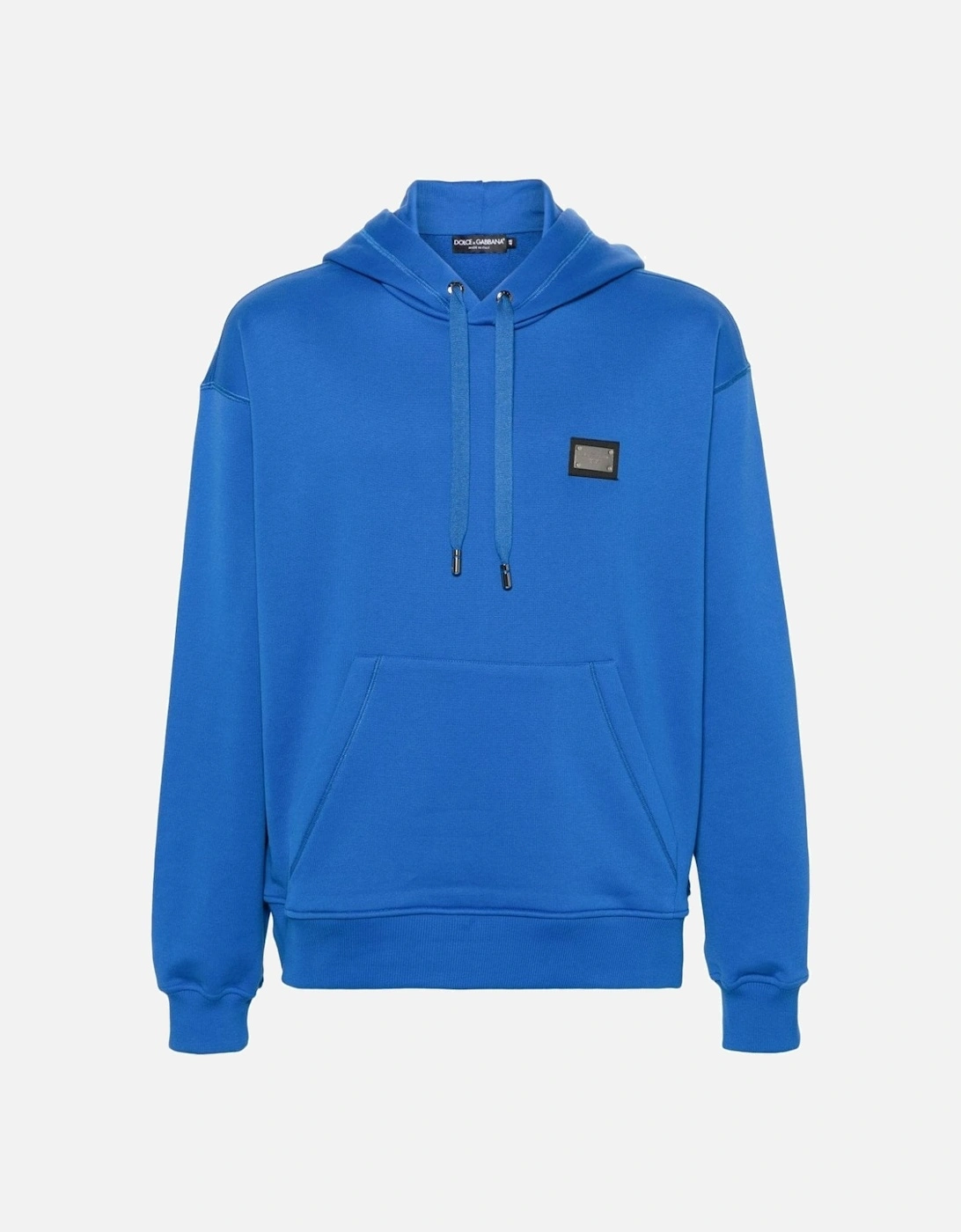 Essentials Plaque Hooded Top Blue, 6 of 5