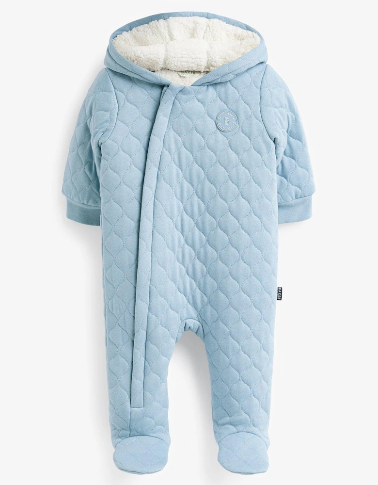 Baker By Baby Boys Snugglesuit - Blue