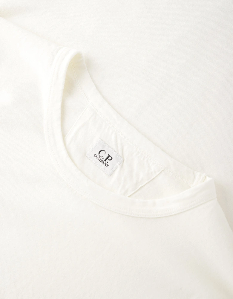 Garment Dyed Logo T-shirt White