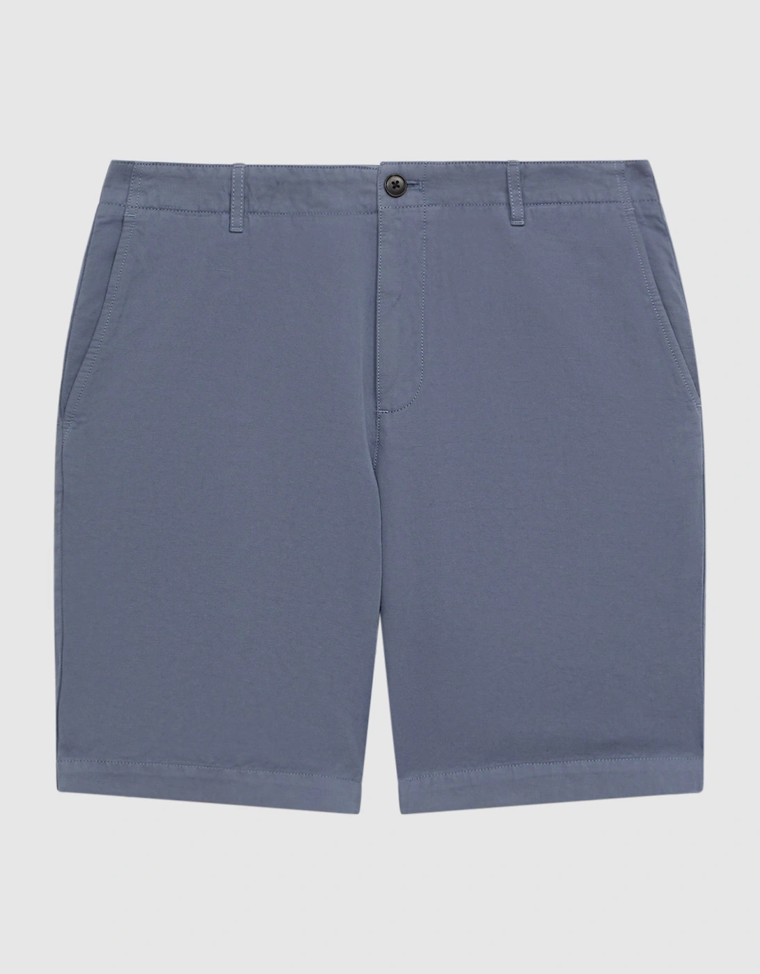 Cotton-Linen Blend Shorts, 2 of 1