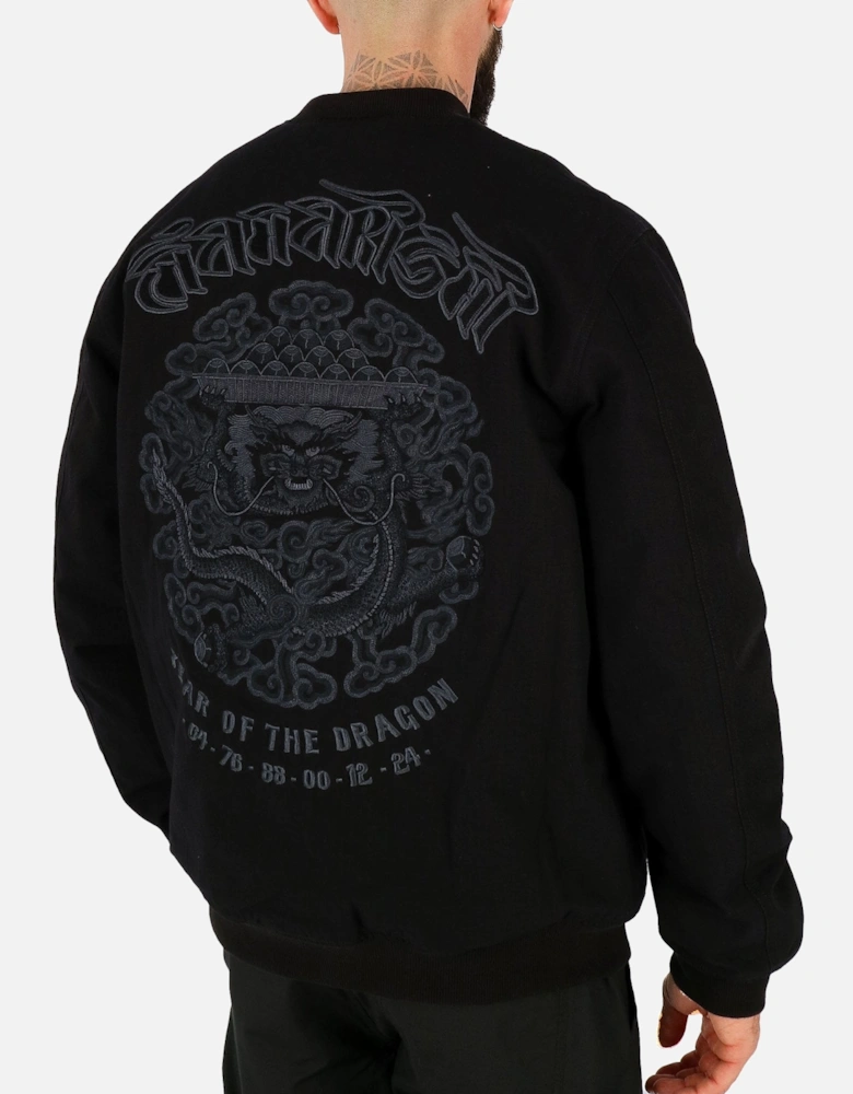 Dragon Tour Embroidered Cordura Black Jacket