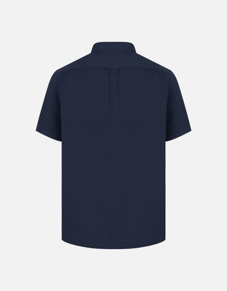 Scale Short Sleeve Shirt Navy