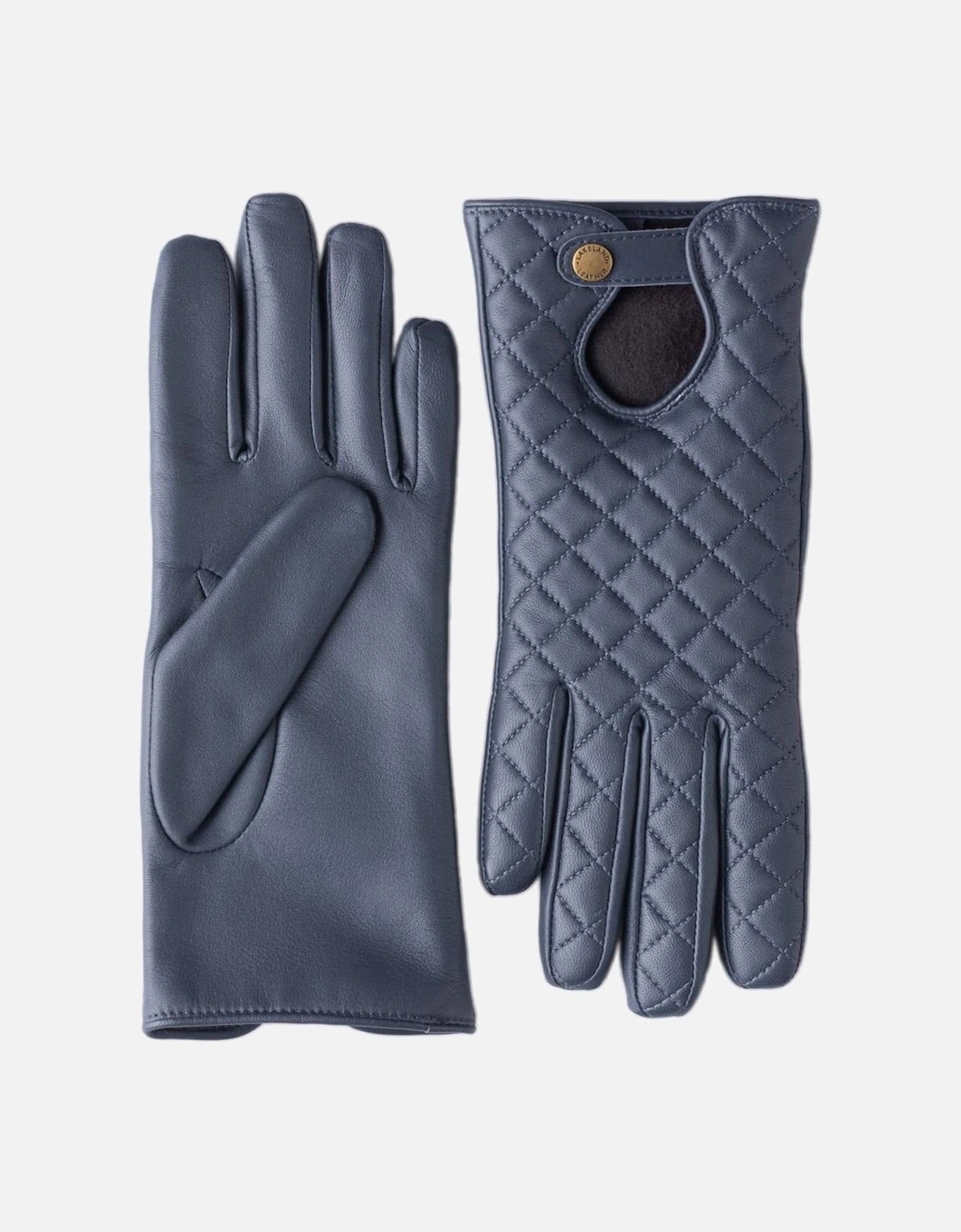 Tarn Leather Quilted Gloves, 3 of 2