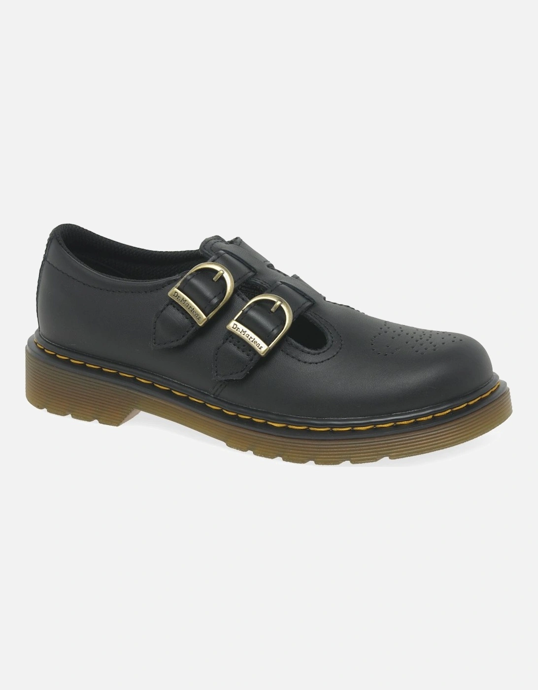 8065 Buckle Girls Junior School Shoes, 7 of 6