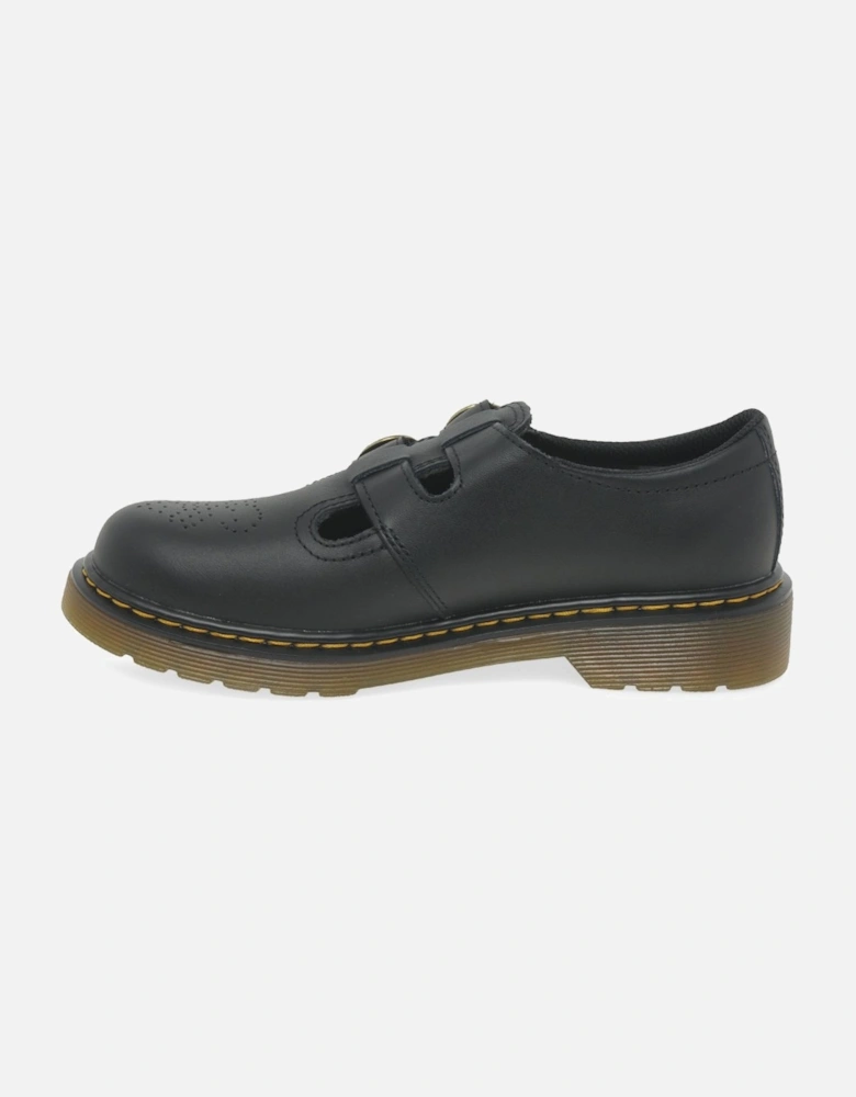8065 Buckle Girls Junior School Shoes