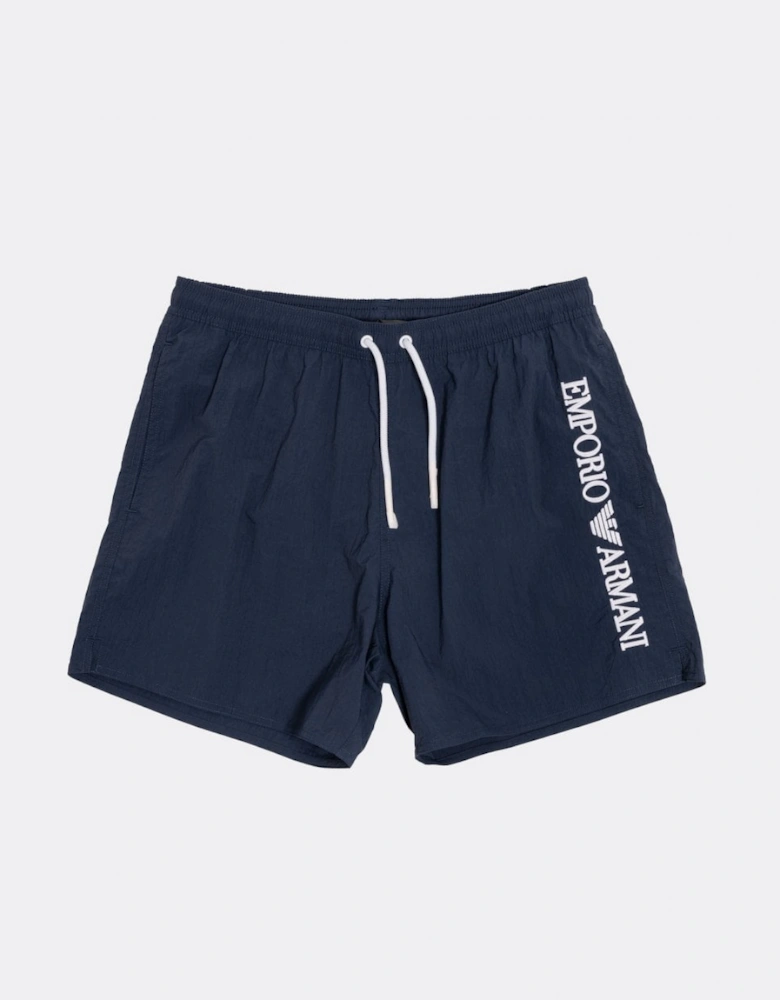 Mens Side Logo Woven Swim Shorts