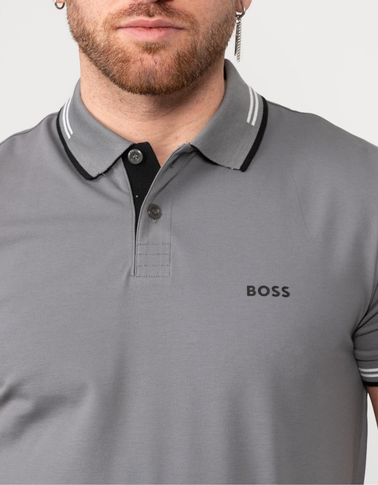 BOSS Green Paul Mens Short Sleeve Polo Shirt With Contrast Tipping