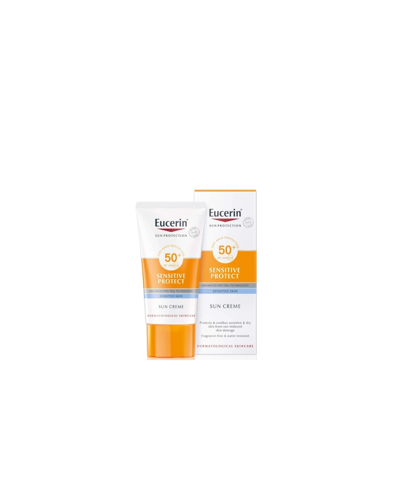 Sun Sensitive Protect Face Sun Cream SPF50+ 50ml - Eucerin