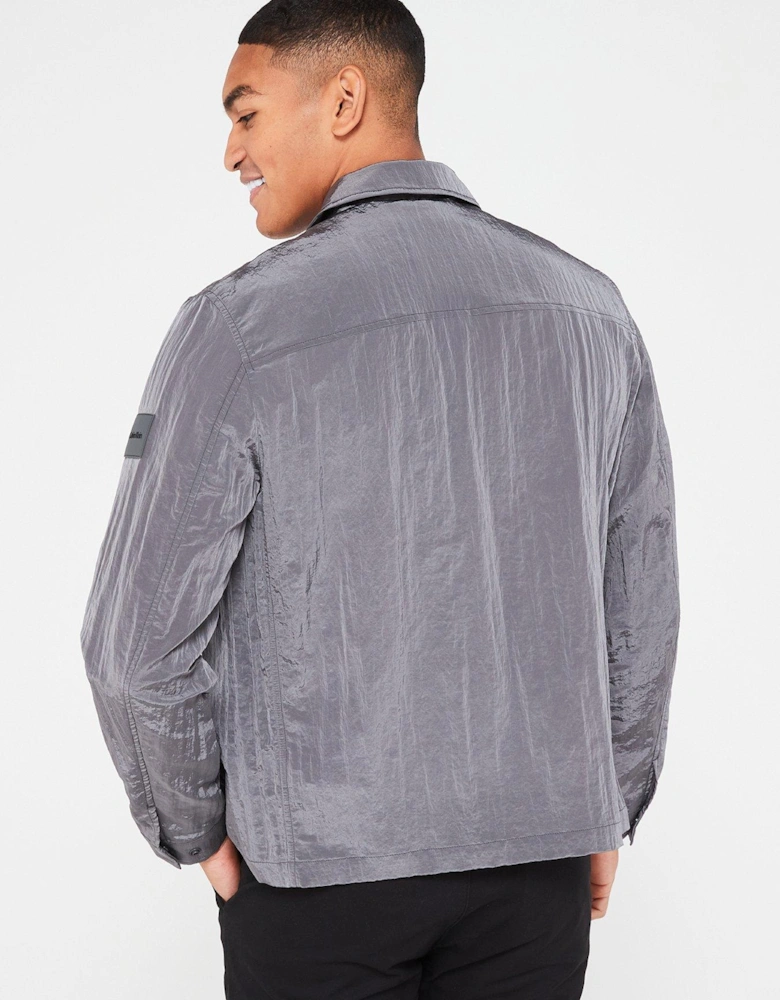 Crinkle 2.0 Shirt Jacket - Grey