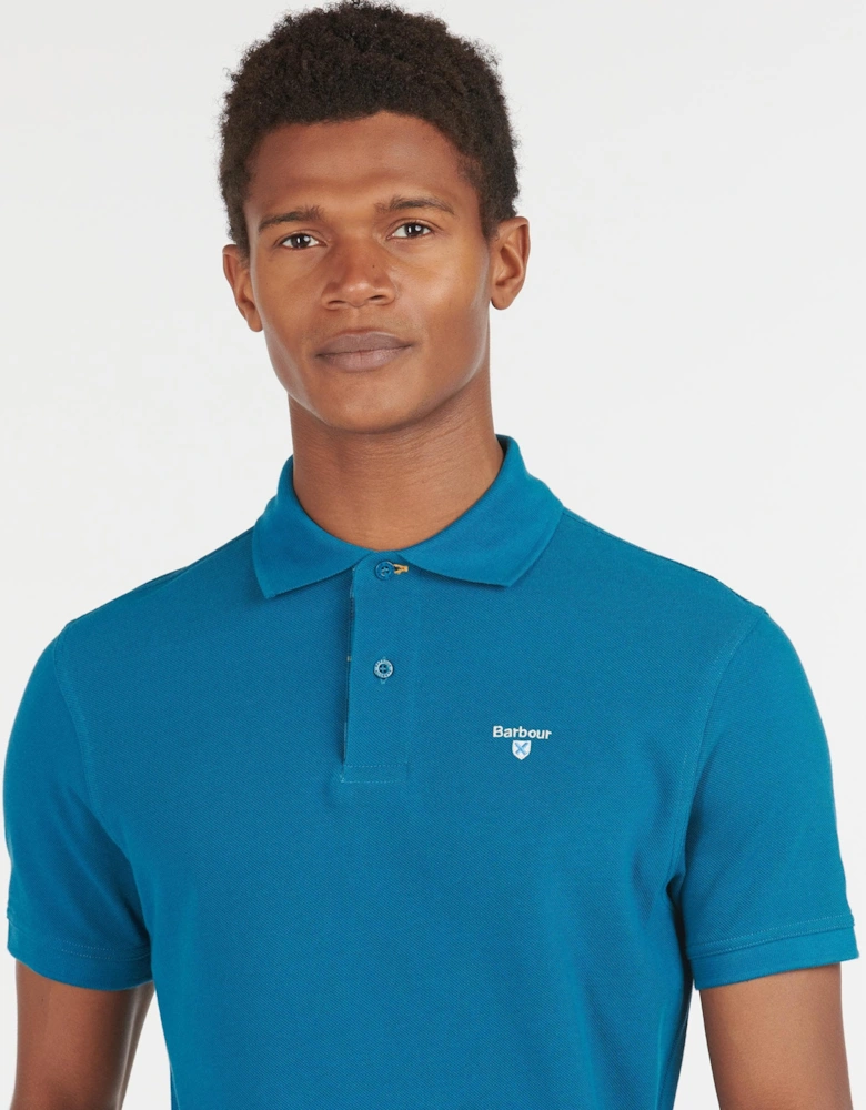 Tartan Pique Mens Polo