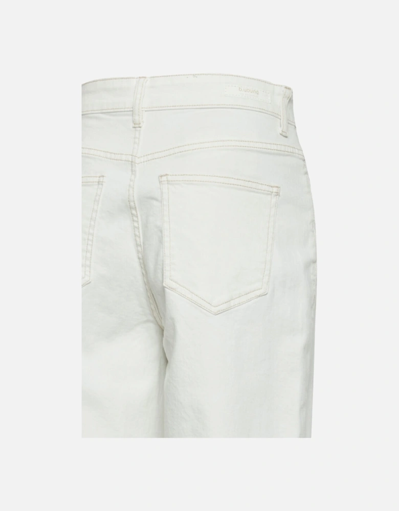 B Young Women's Bykato Bekelona Jeans Off White