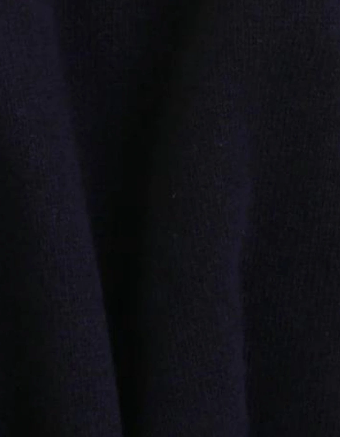 Classic Merino Wool Knitted Jumper - Navy Blue