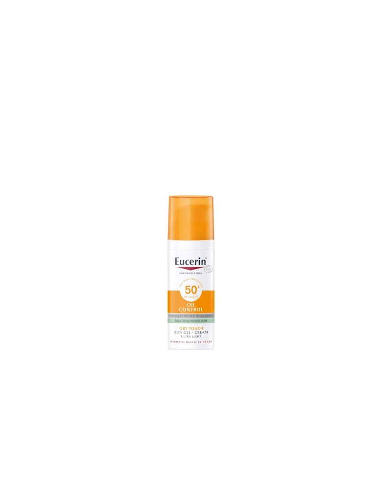 Sun Face Oil Control Sun Gel-Cream Dry Touch SPF50+ 50ml - Eucerin