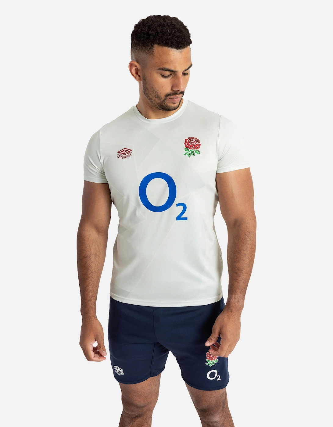 Childrens/Kids 23/24 England Rugby Warm Up Jersey