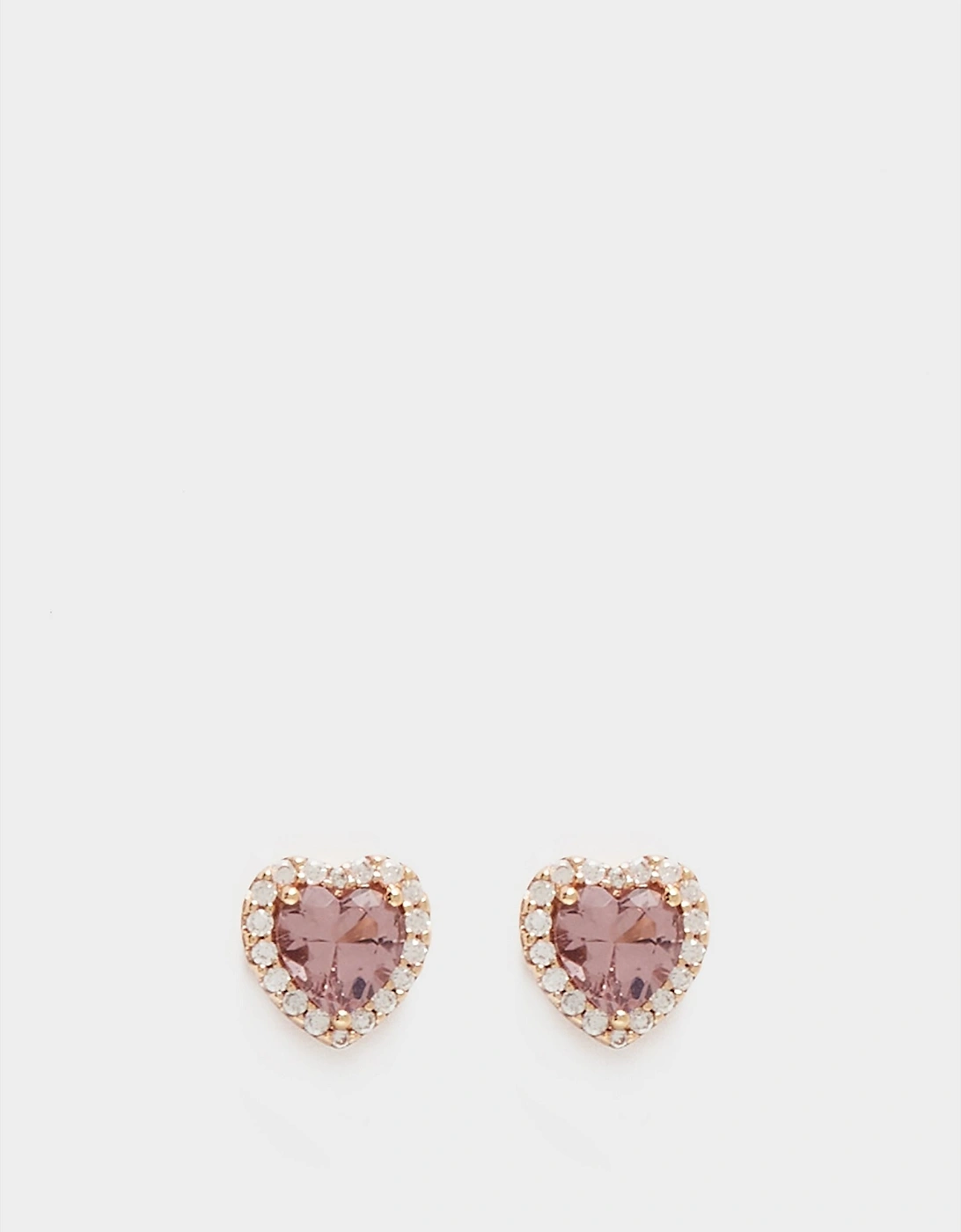 Womens Heart Cut Stud Earrings, 5 of 4