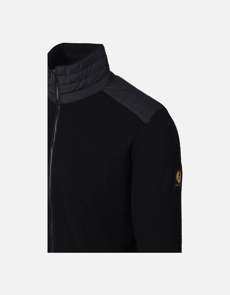 Kelby Full Zip Knitwear Black