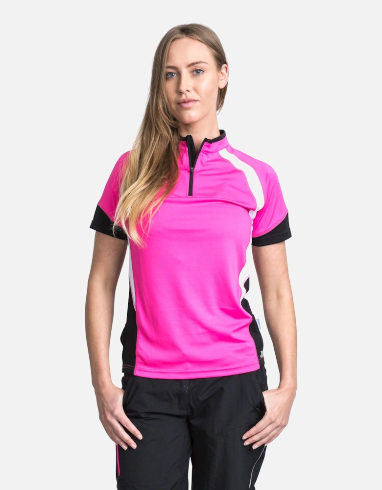 Womens/Ladies Harpa Short Sleeve Cycling Top