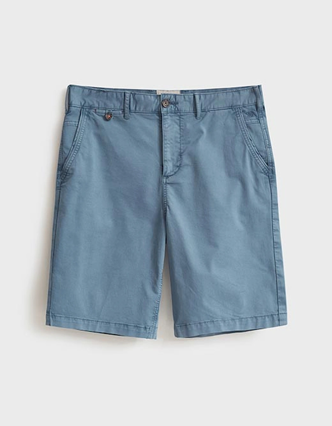 Men's Sutton Organic Chino Short Mid Blue, 4 of 3