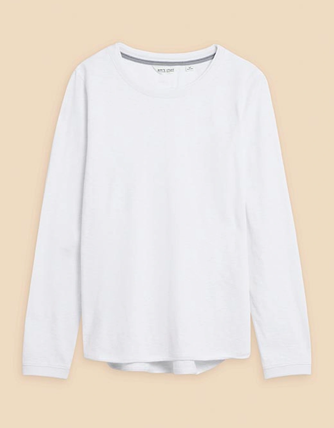 Women's Clara Long Sleeve Tee Brilliant White