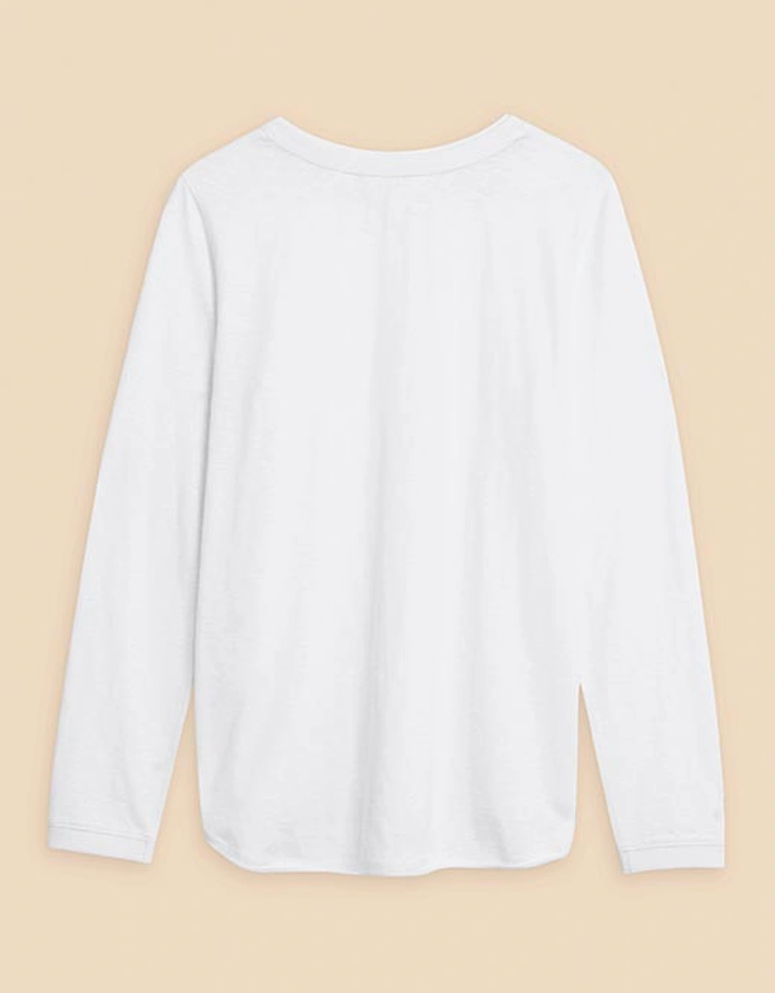 Women's Clara Long Sleeve Tee Brilliant White