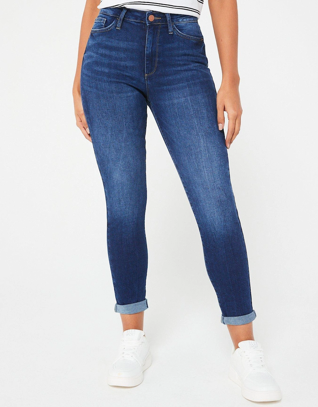 Relaxed Skinny Jeans - Dark Wash, 7 of 6