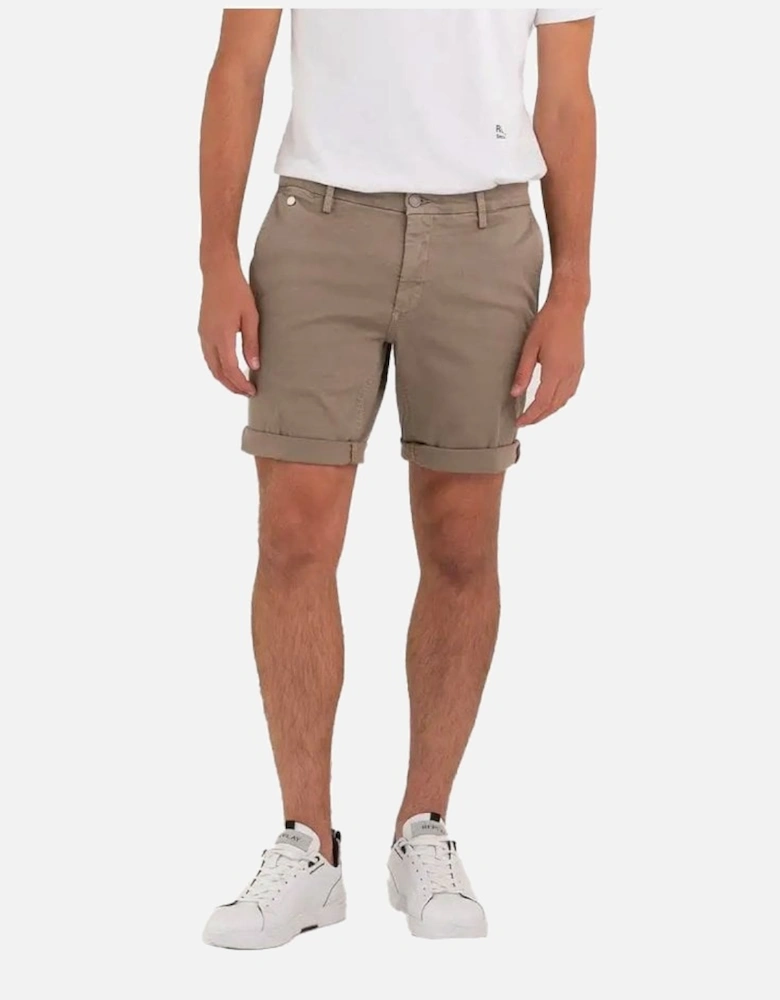 Hyperflex Benni Chino Stretch Shorts Stone