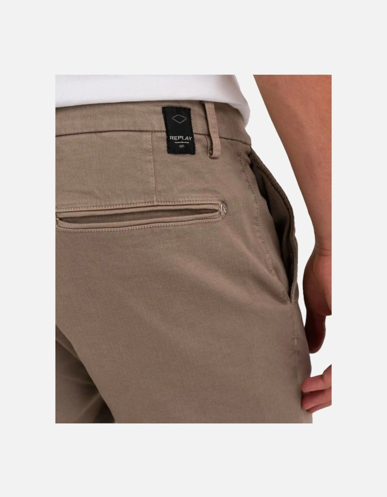 Hyperflex Benni Chino Stretch Shorts Stone