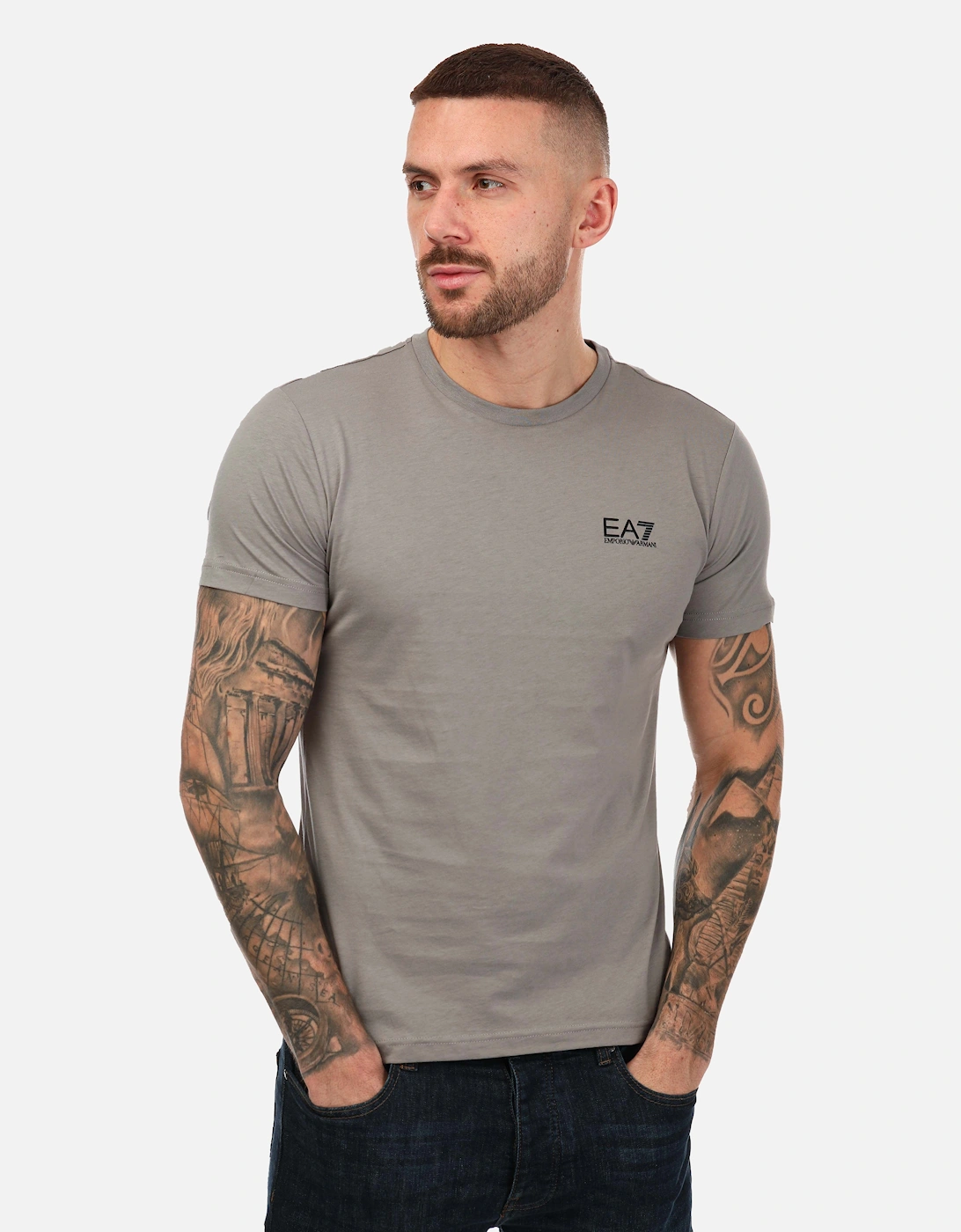 Mens Regular Fit Logo Print T-Shirt, 5 of 4