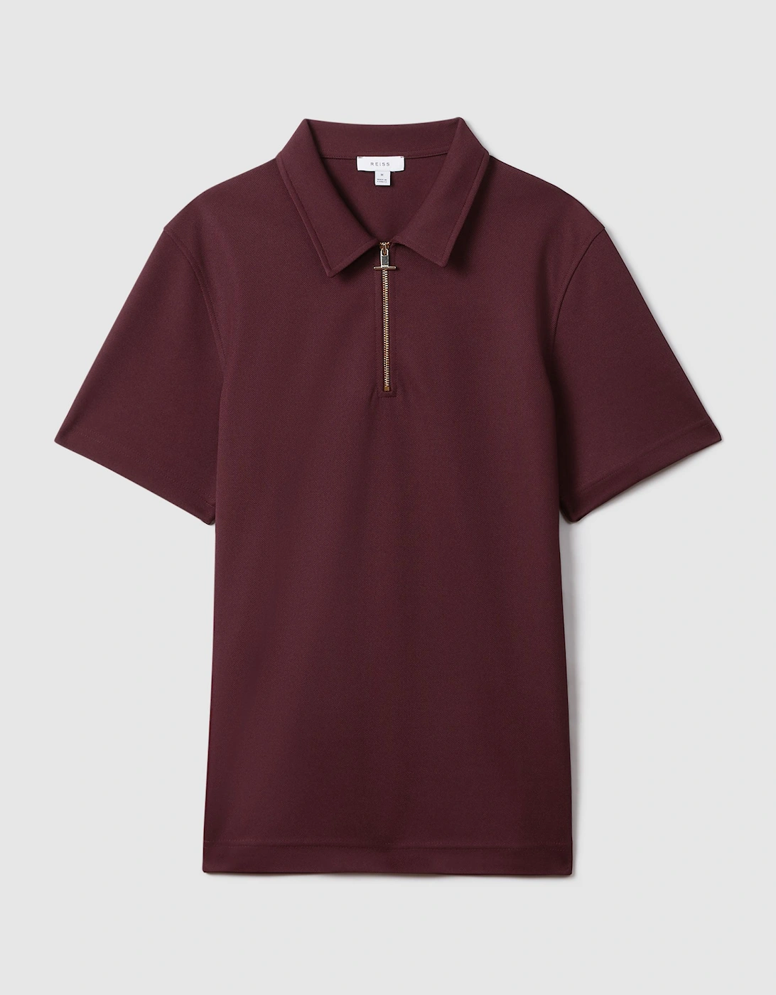 Slim Fit Half-Zip Polo Shirt, 2 of 1