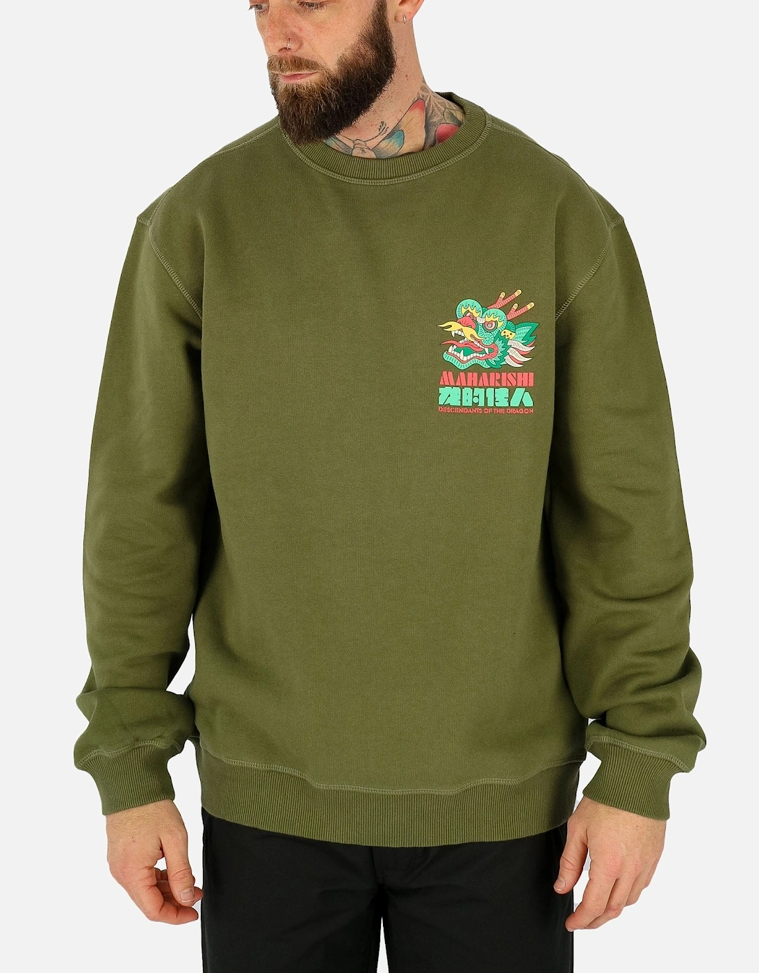 Year Of The Dragon Green Sweatshirt