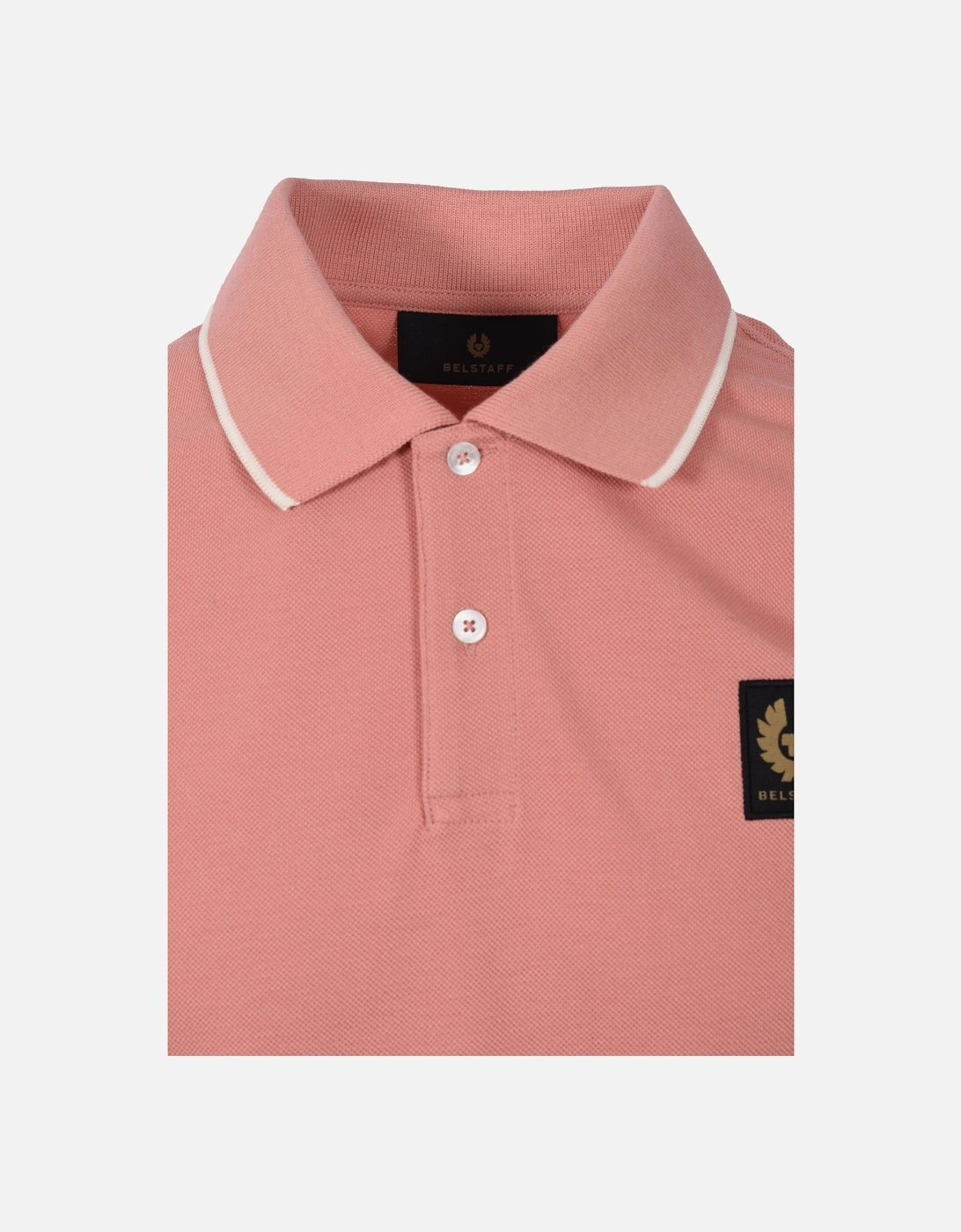 Tipped Polo Rust Pink